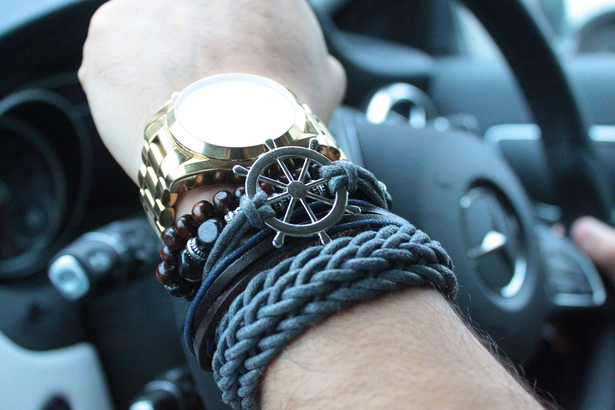 Set di Bracciali da Uomo