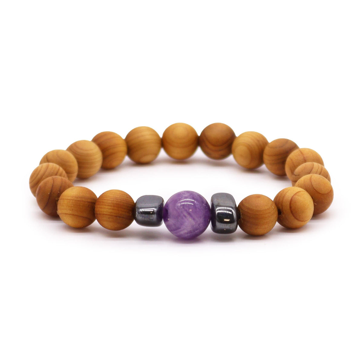 Bracciali Chakra in Legno di Cedro