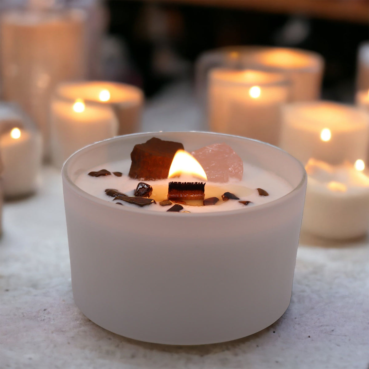 Candele di Cristallo dei Chakra