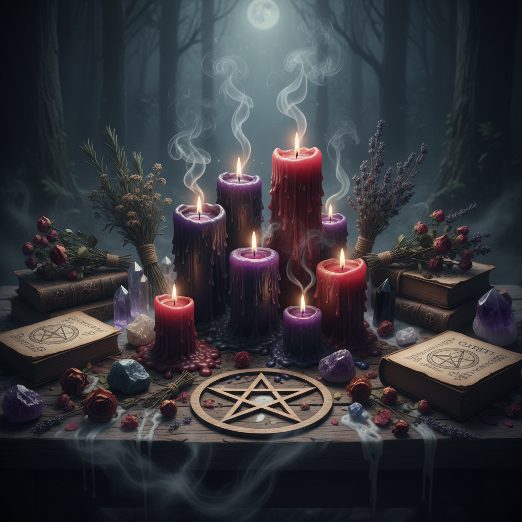 Candele Rituali della Strega Antica