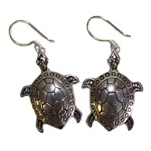 Orecchini a Forma di Animale in Argento