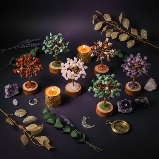 Bundle Alberi di Pietre Preziose Indiane Rituali